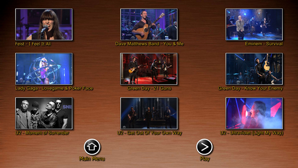 Music Volume 10 Menu 5